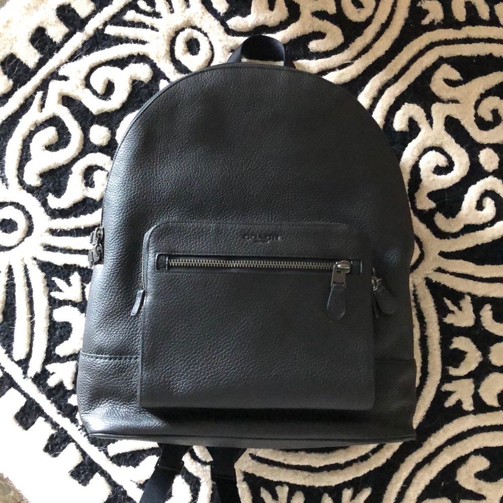 Coach Leather Backpack